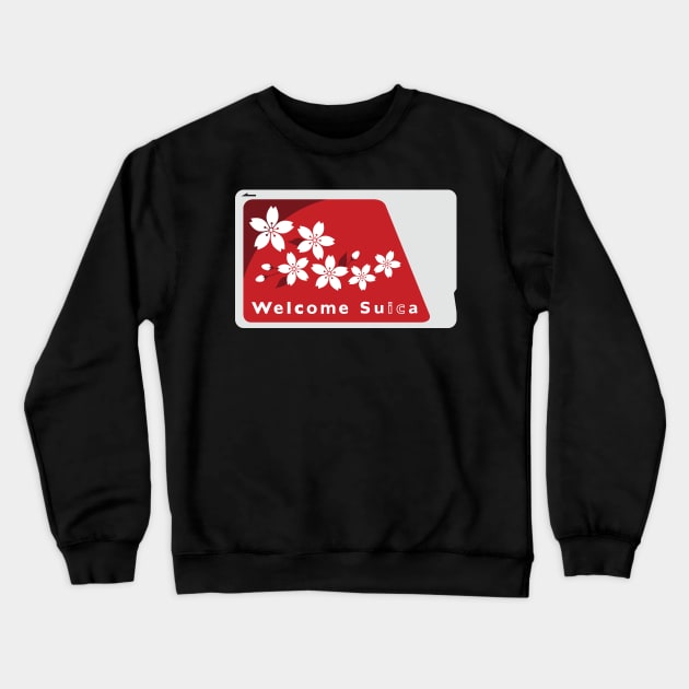 Welcome Suica Crewneck Sweatshirt by Cerealbox Labs